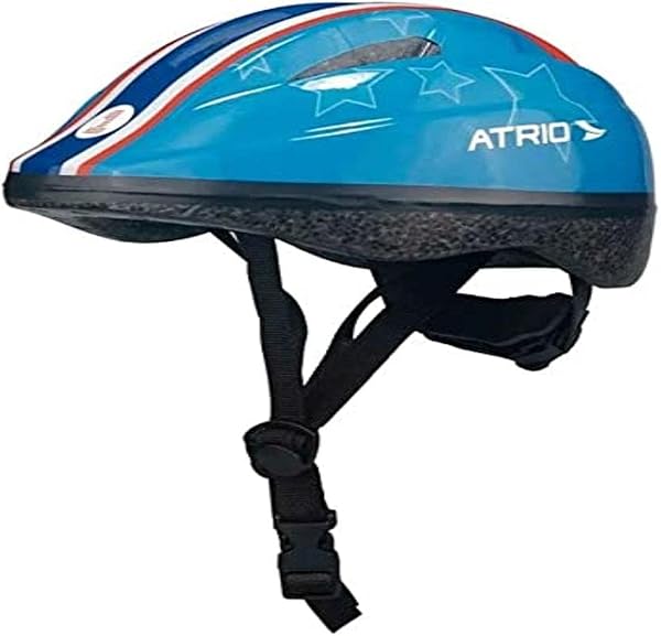 Atrio BI040 Capacete Infantil Ajustável Estampa Estrela Azul Tam. PP