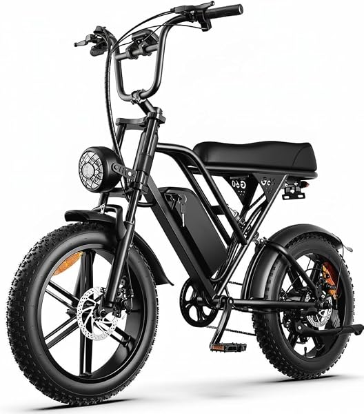 Bicicleta Elétrica HDJ G60 Aro 20 Motor 1000W Bateria 48V 15Ah Autonomia 50km Suspensão Dupla Freio Hidráulico 7 Velocidades