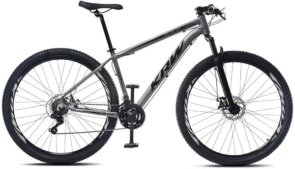 Bicicleta KRW Aro 29 Alumínio 21 Velocidades Shimano Freio Disco Mecânico