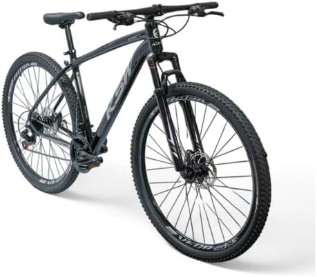 Bicicleta KSW XLT 100 Aro 29 Alumínio 6061 27 Velocidades Shimano Alivio Freio Hidráulico Capacidade 120kg