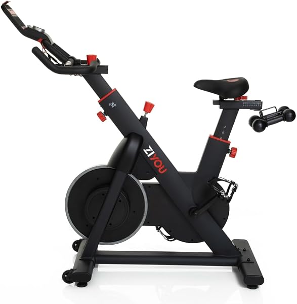Bicicleta Spinning Ergométrica ZiYou ZU250-S Bluetooth Magnética 15kg